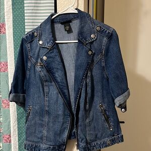 Abrand Denim Blue Women's Jacket
